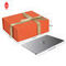 रिबन के साथ एफएससी यूवी कोटिंग ऑरेंज कार्डबोर्ड बॉक्स उपहार कठोर पैकेजिंग बॉक्स