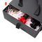 रिबन एफएससी स्लाइडिंग दराज ब्लैक गिफ्ट बॉक्स के साथ कठोर पेपर परफ्यूम पैकेजिंग बॉक्स