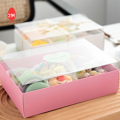 Recyclable Macaron बिस्कुट बॉक्स पैकेजिंग केक चॉकलेट बॉक्स