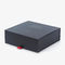 कोट चमकदार यूवी मैट काले कपड़ों के लिए हस्तनिर्मित रिबन डाक चुंबक उपहार बॉक्स