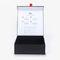 कोट चमकदार यूवी मैट काले कपड़ों के लिए हस्तनिर्मित रिबन डाक चुंबक उपहार बॉक्स